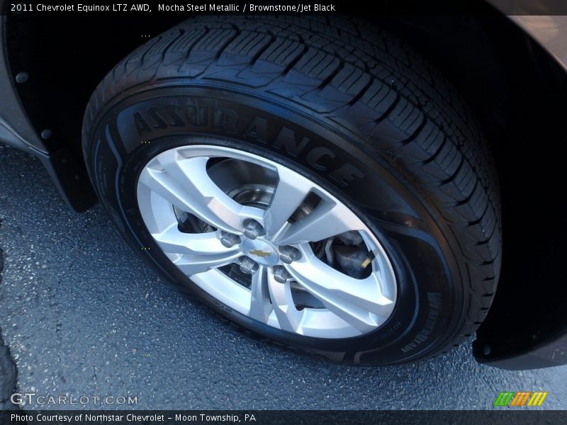 Mocha Steel Metallic / Brownstone/Jet Black 2011 Chevrolet Equinox LTZ AWD