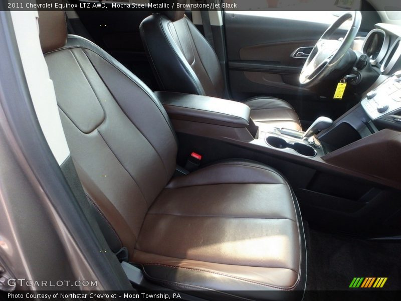Mocha Steel Metallic / Brownstone/Jet Black 2011 Chevrolet Equinox LTZ AWD