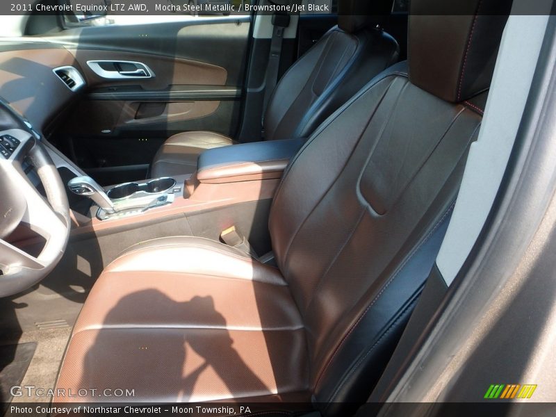 Mocha Steel Metallic / Brownstone/Jet Black 2011 Chevrolet Equinox LTZ AWD
