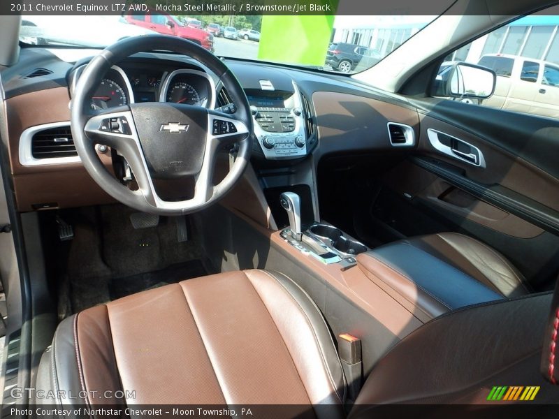 Mocha Steel Metallic / Brownstone/Jet Black 2011 Chevrolet Equinox LTZ AWD