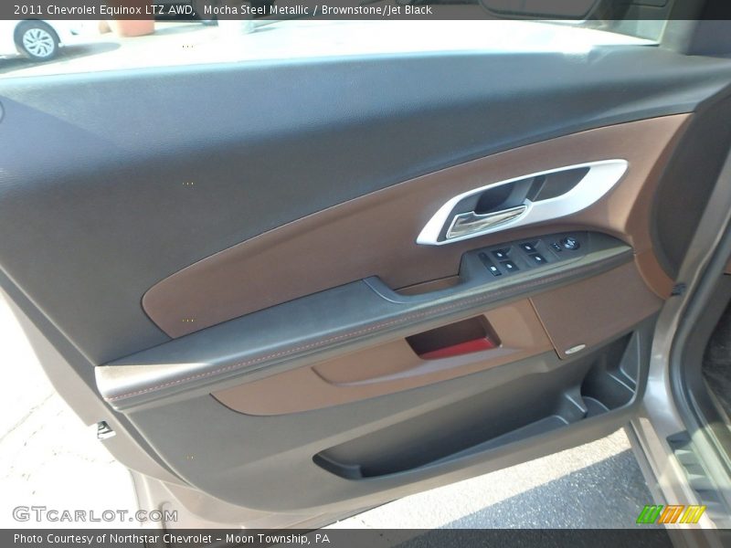 Mocha Steel Metallic / Brownstone/Jet Black 2011 Chevrolet Equinox LTZ AWD