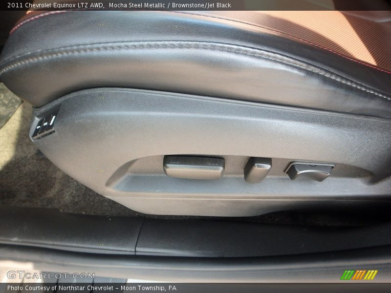 Mocha Steel Metallic / Brownstone/Jet Black 2011 Chevrolet Equinox LTZ AWD