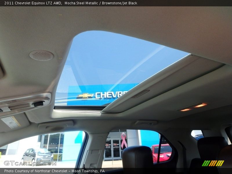 Mocha Steel Metallic / Brownstone/Jet Black 2011 Chevrolet Equinox LTZ AWD