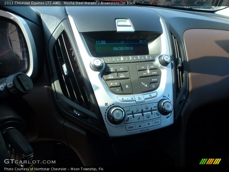Mocha Steel Metallic / Brownstone/Jet Black 2011 Chevrolet Equinox LTZ AWD