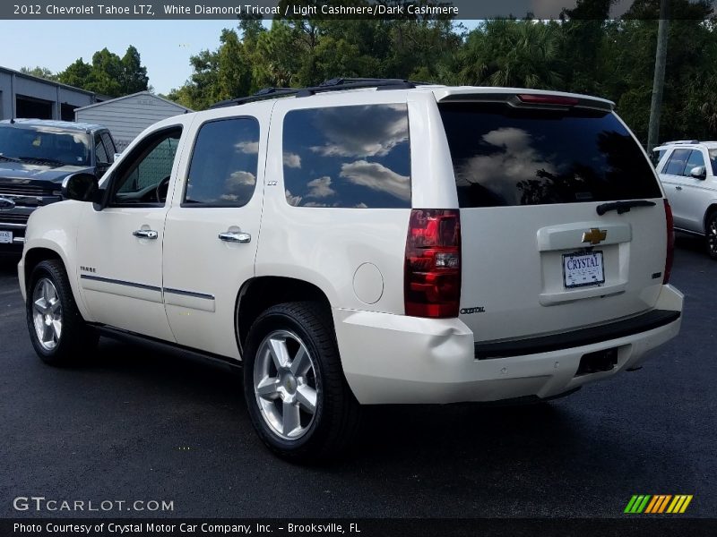 White Diamond Tricoat / Light Cashmere/Dark Cashmere 2012 Chevrolet Tahoe LTZ