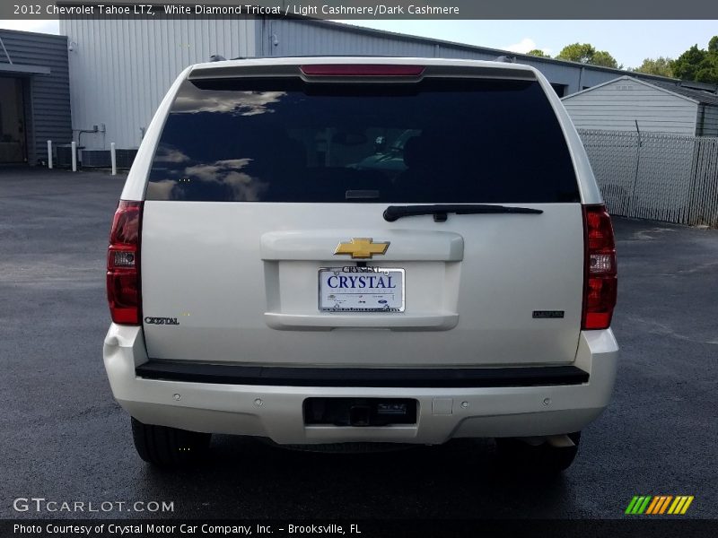 White Diamond Tricoat / Light Cashmere/Dark Cashmere 2012 Chevrolet Tahoe LTZ