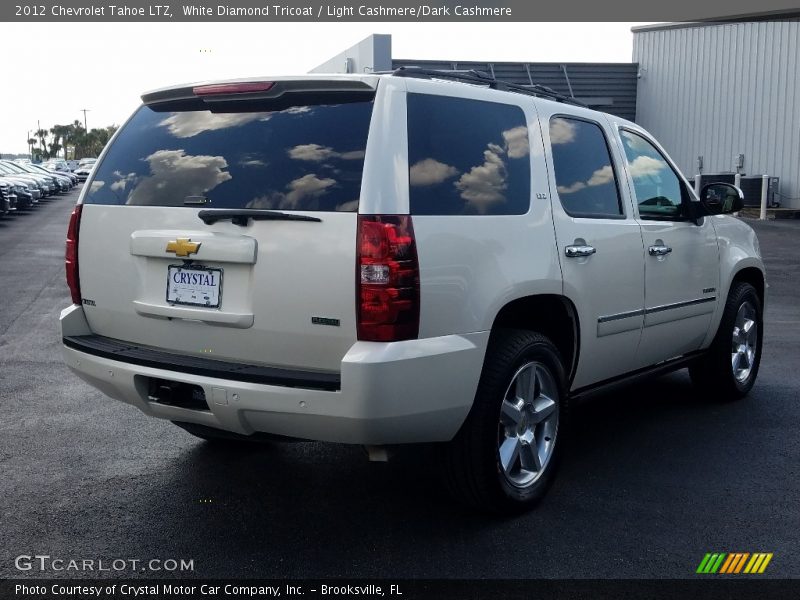 White Diamond Tricoat / Light Cashmere/Dark Cashmere 2012 Chevrolet Tahoe LTZ