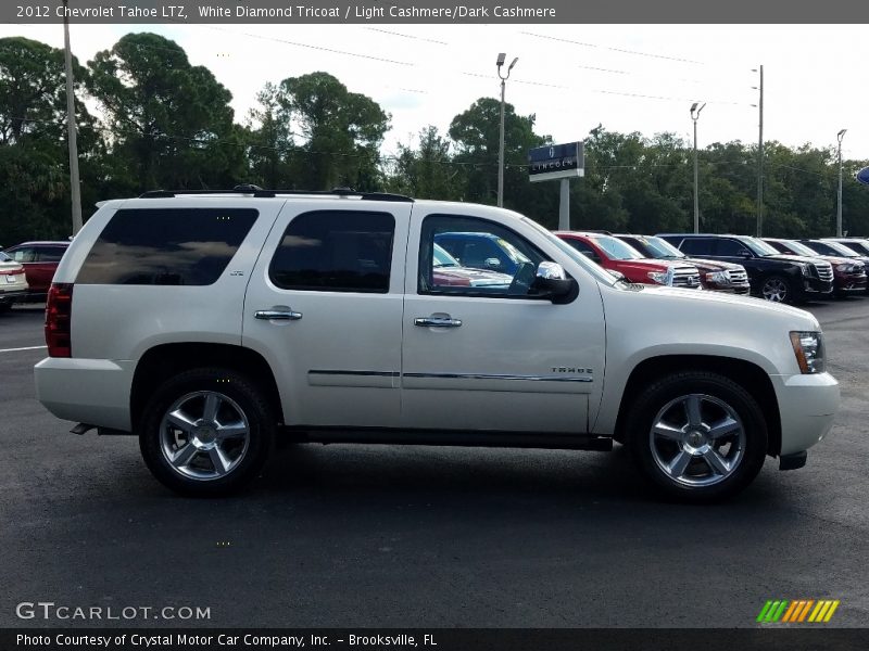 White Diamond Tricoat / Light Cashmere/Dark Cashmere 2012 Chevrolet Tahoe LTZ