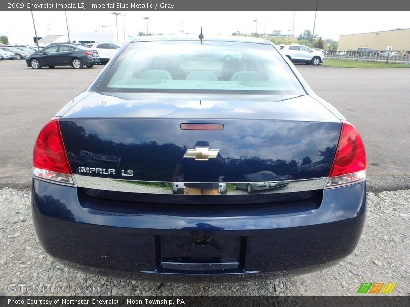 Imperial Blue Metallic / Gray 2009 Chevrolet Impala LS