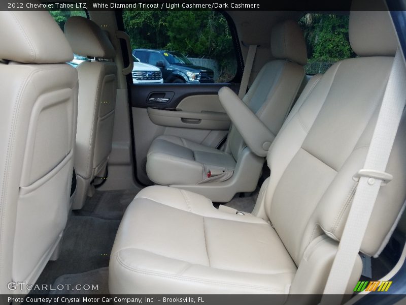 White Diamond Tricoat / Light Cashmere/Dark Cashmere 2012 Chevrolet Tahoe LTZ