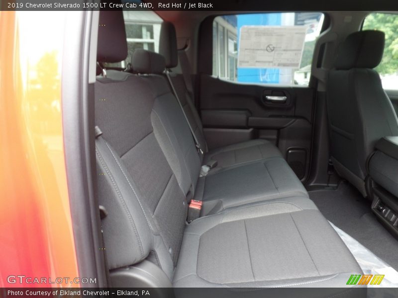 Red Hot / Jet Black 2019 Chevrolet Silverado 1500 LT Crew Cab 4WD
