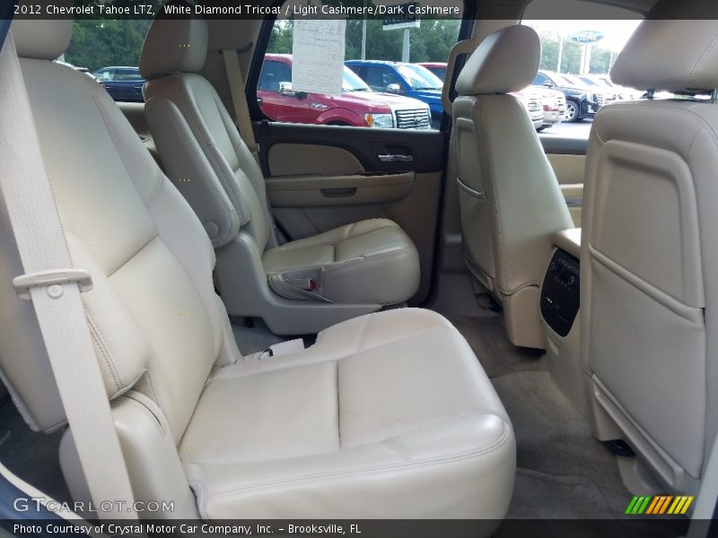 White Diamond Tricoat / Light Cashmere/Dark Cashmere 2012 Chevrolet Tahoe LTZ