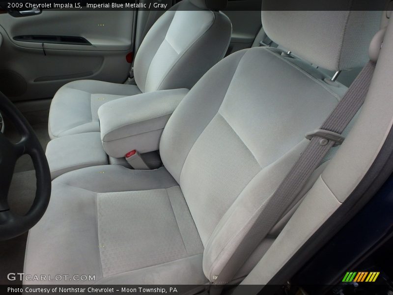 Imperial Blue Metallic / Gray 2009 Chevrolet Impala LS