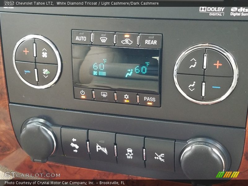 White Diamond Tricoat / Light Cashmere/Dark Cashmere 2012 Chevrolet Tahoe LTZ