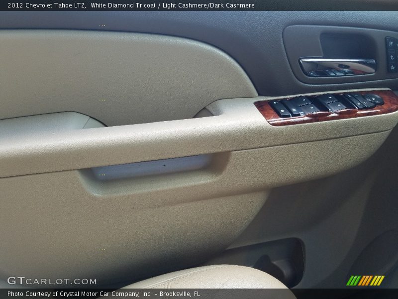 White Diamond Tricoat / Light Cashmere/Dark Cashmere 2012 Chevrolet Tahoe LTZ