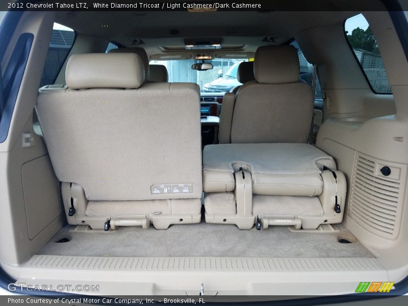 White Diamond Tricoat / Light Cashmere/Dark Cashmere 2012 Chevrolet Tahoe LTZ
