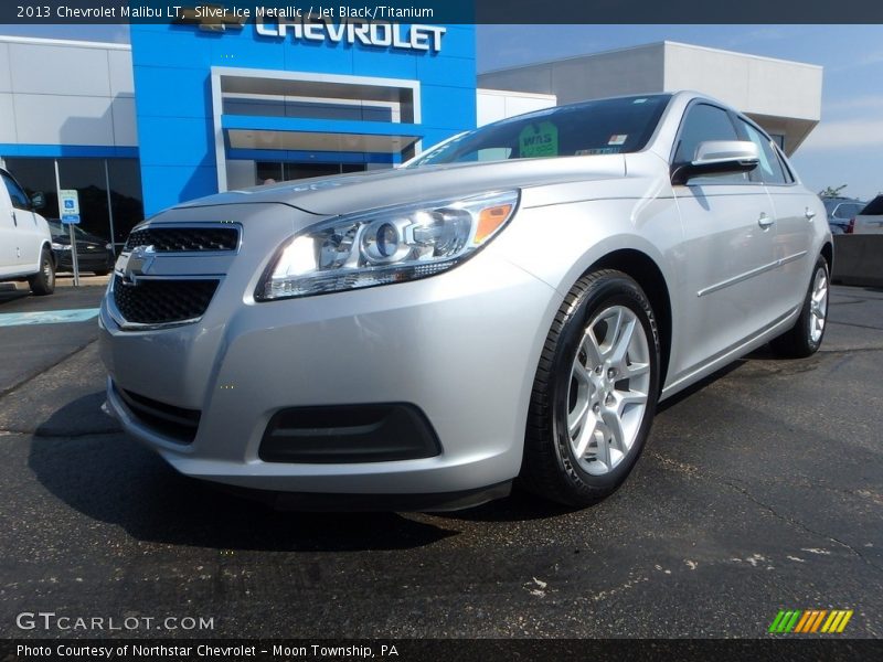 Silver Ice Metallic / Jet Black/Titanium 2013 Chevrolet Malibu LT