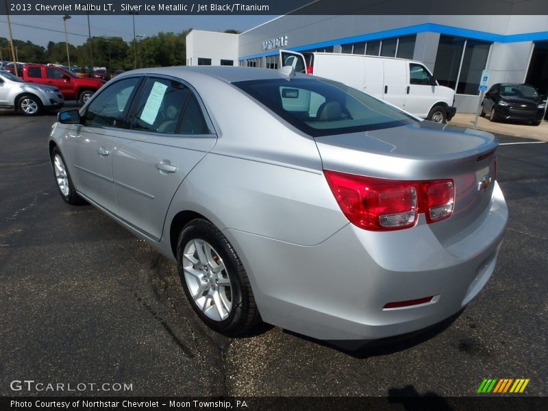 Silver Ice Metallic / Jet Black/Titanium 2013 Chevrolet Malibu LT