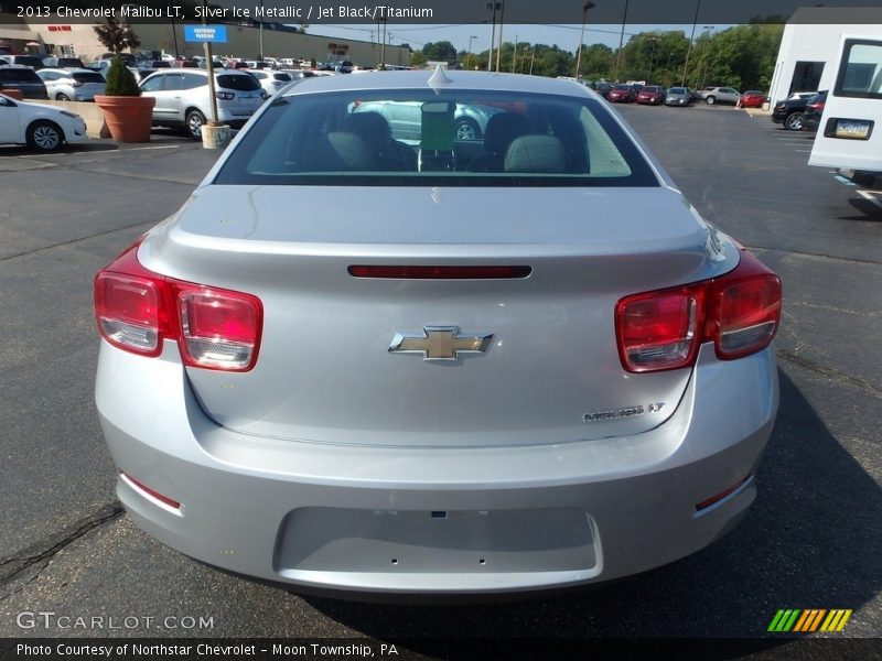 Silver Ice Metallic / Jet Black/Titanium 2013 Chevrolet Malibu LT