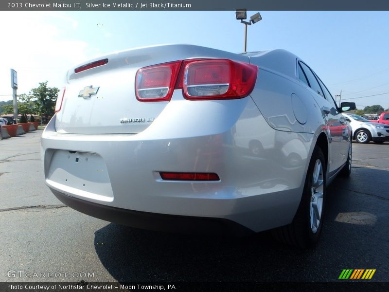 Silver Ice Metallic / Jet Black/Titanium 2013 Chevrolet Malibu LT