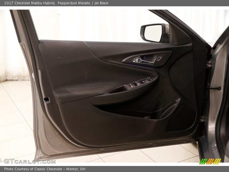 Pepperdust Metallic / Jet Black 2017 Chevrolet Malibu Hybrid