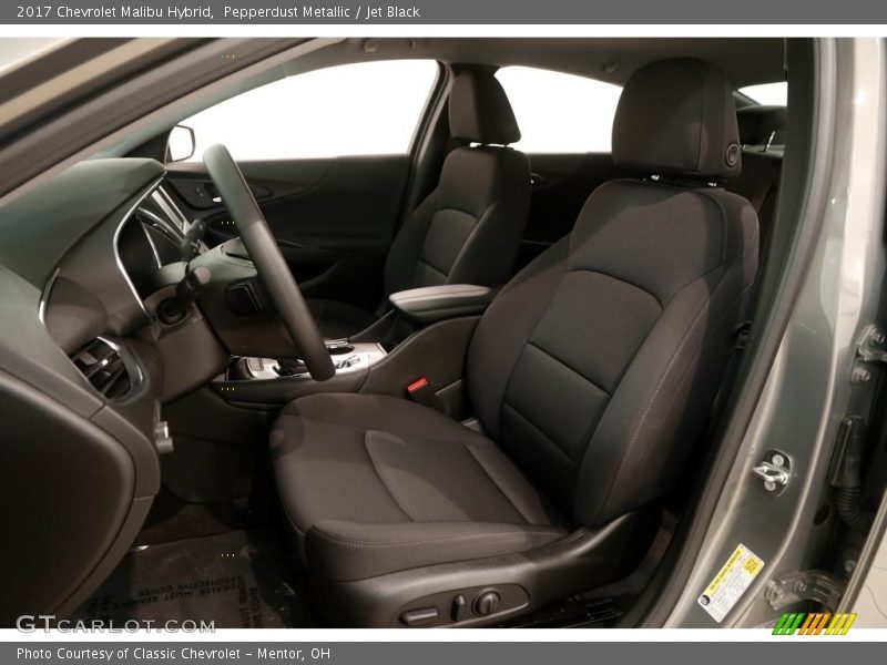 Pepperdust Metallic / Jet Black 2017 Chevrolet Malibu Hybrid