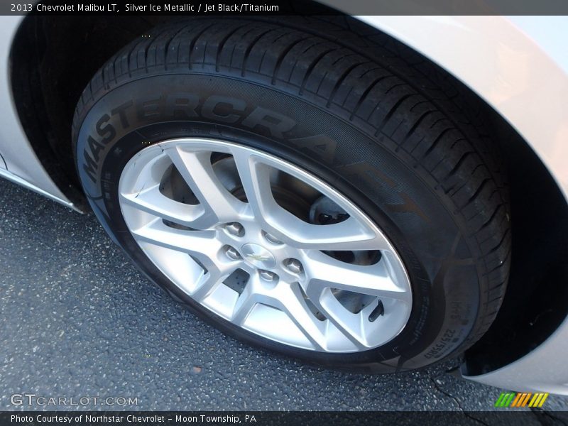 Silver Ice Metallic / Jet Black/Titanium 2013 Chevrolet Malibu LT
