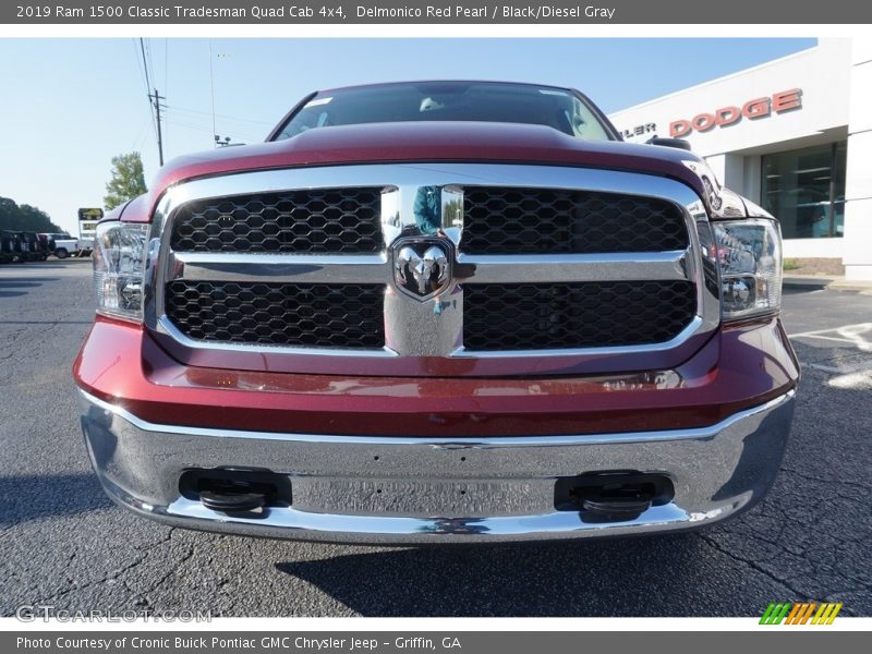 Delmonico Red Pearl / Black/Diesel Gray 2019 Ram 1500 Classic Tradesman Quad Cab 4x4
