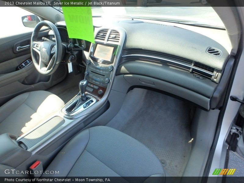 Silver Ice Metallic / Jet Black/Titanium 2013 Chevrolet Malibu LT