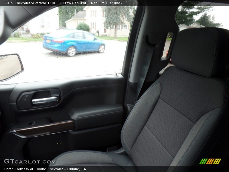 Red Hot / Jet Black 2019 Chevrolet Silverado 1500 LT Crew Cab 4WD