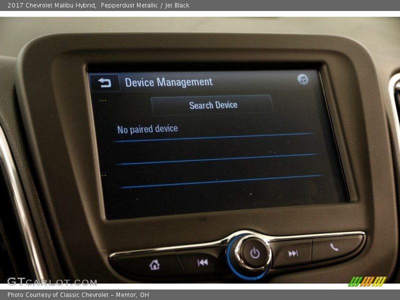 Pepperdust Metallic / Jet Black 2017 Chevrolet Malibu Hybrid