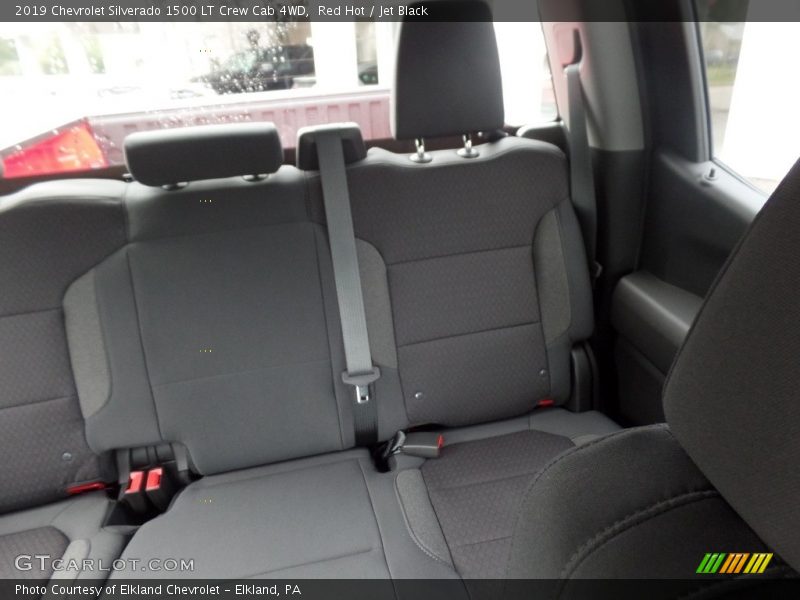 Red Hot / Jet Black 2019 Chevrolet Silverado 1500 LT Crew Cab 4WD