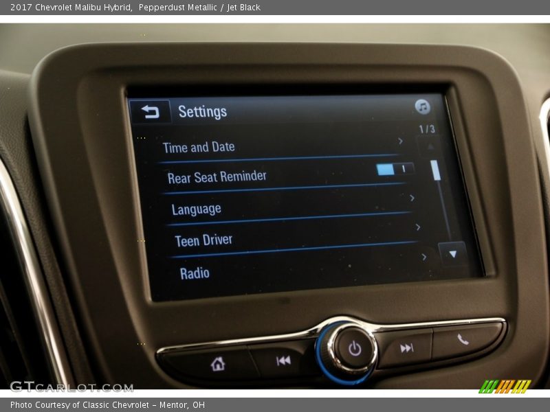 Pepperdust Metallic / Jet Black 2017 Chevrolet Malibu Hybrid