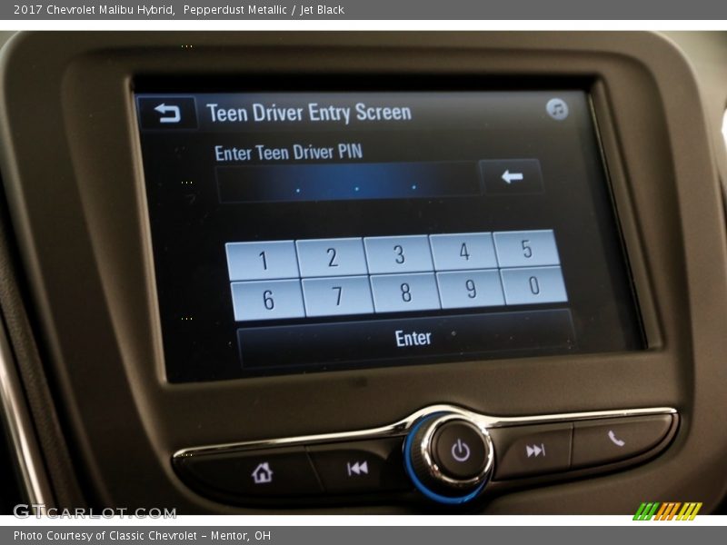 Pepperdust Metallic / Jet Black 2017 Chevrolet Malibu Hybrid