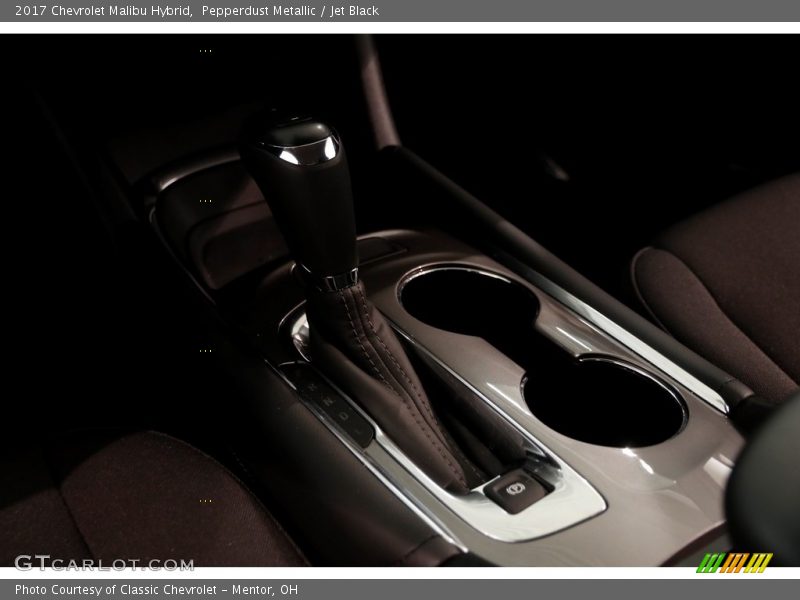 Pepperdust Metallic / Jet Black 2017 Chevrolet Malibu Hybrid