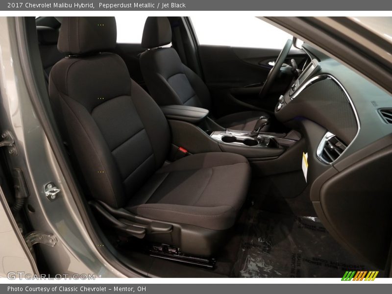 Pepperdust Metallic / Jet Black 2017 Chevrolet Malibu Hybrid