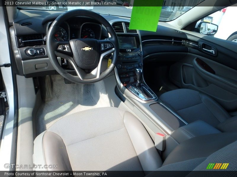 Silver Ice Metallic / Jet Black/Titanium 2013 Chevrolet Malibu LT