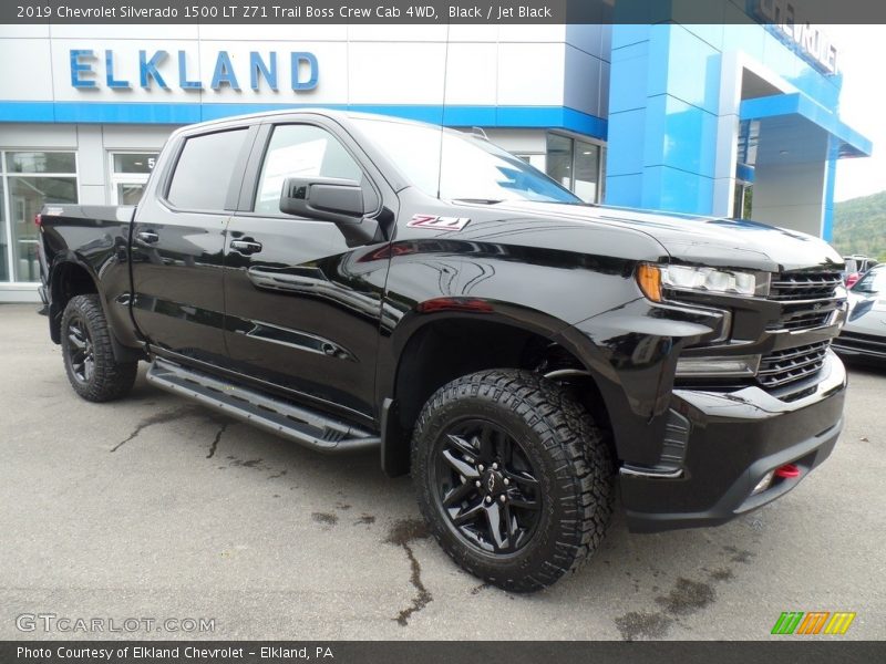 Black / Jet Black 2019 Chevrolet Silverado 1500 LT Z71 Trail Boss Crew Cab 4WD