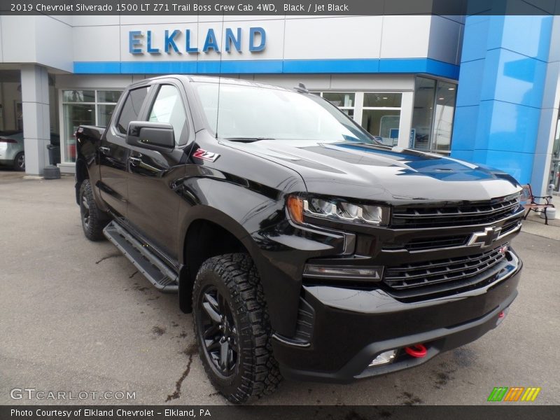 Black / Jet Black 2019 Chevrolet Silverado 1500 LT Z71 Trail Boss Crew Cab 4WD