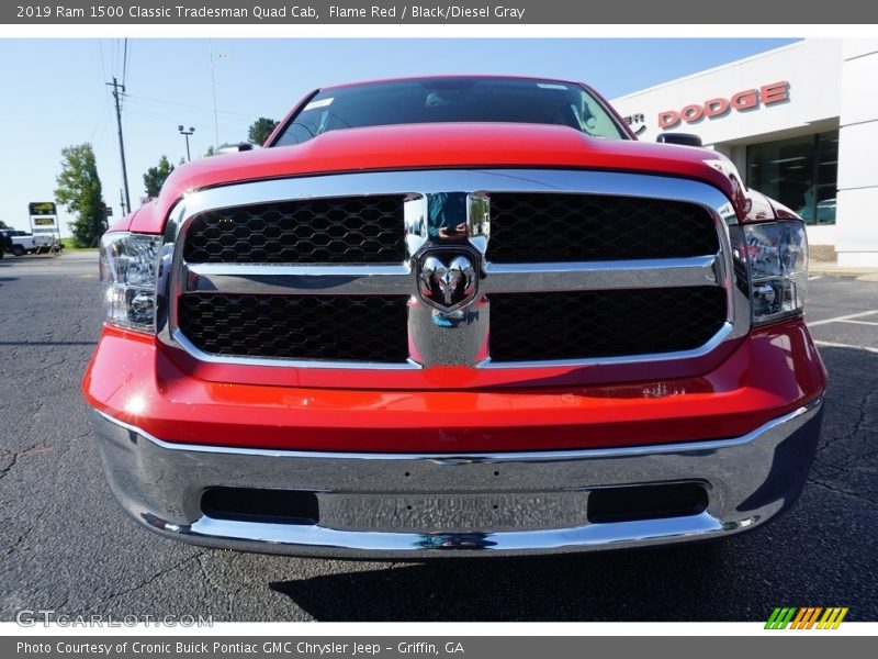 Flame Red / Black/Diesel Gray 2019 Ram 1500 Classic Tradesman Quad Cab