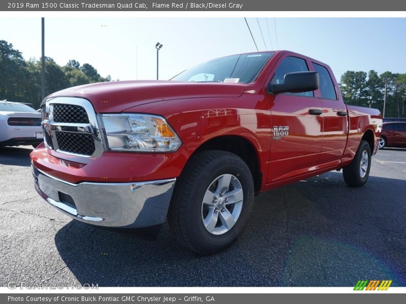 Flame Red / Black/Diesel Gray 2019 Ram 1500 Classic Tradesman Quad Cab