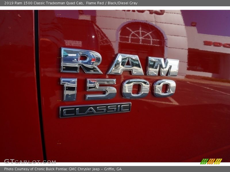 Flame Red / Black/Diesel Gray 2019 Ram 1500 Classic Tradesman Quad Cab