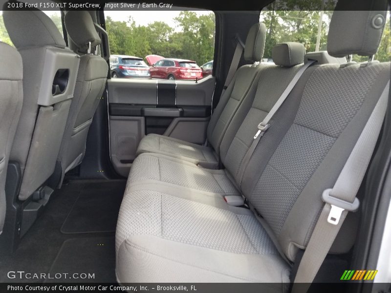 Ingot Silver / Earth Gray 2018 Ford F150 XLT SuperCrew