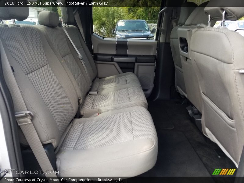 Ingot Silver / Earth Gray 2018 Ford F150 XLT SuperCrew