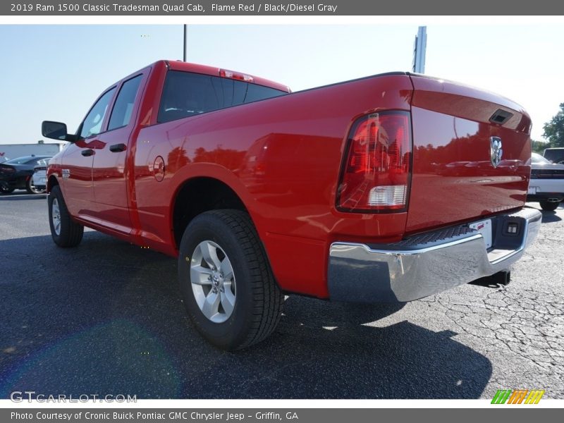 Flame Red / Black/Diesel Gray 2019 Ram 1500 Classic Tradesman Quad Cab