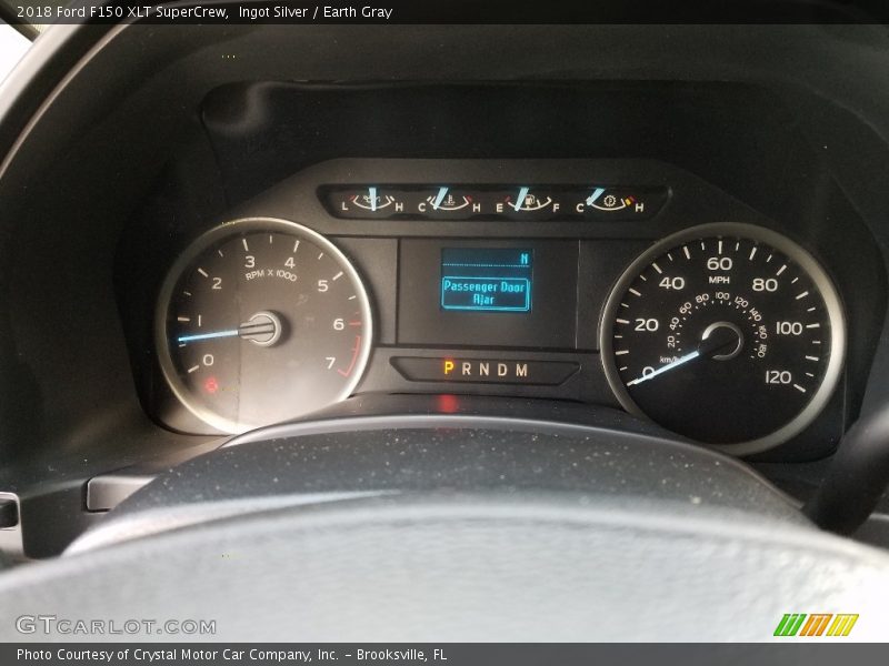 Ingot Silver / Earth Gray 2018 Ford F150 XLT SuperCrew