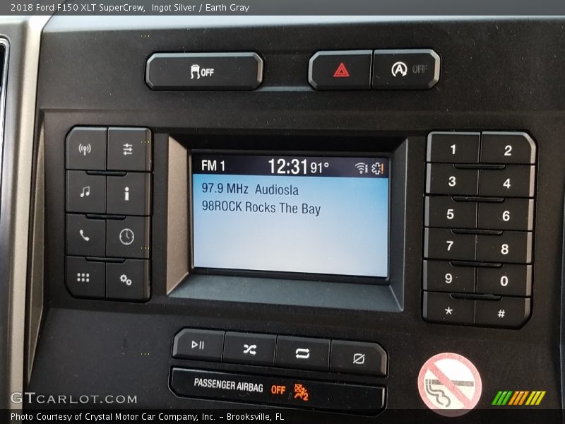 Ingot Silver / Earth Gray 2018 Ford F150 XLT SuperCrew