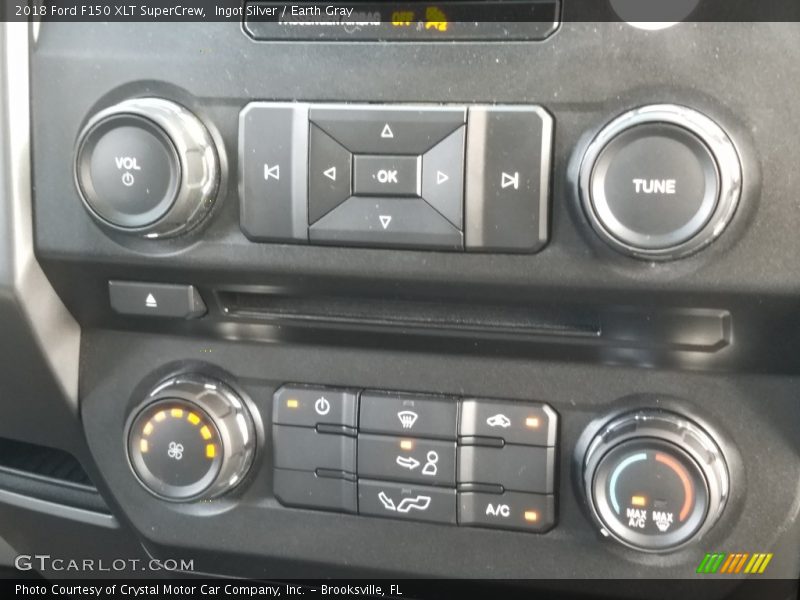 Ingot Silver / Earth Gray 2018 Ford F150 XLT SuperCrew