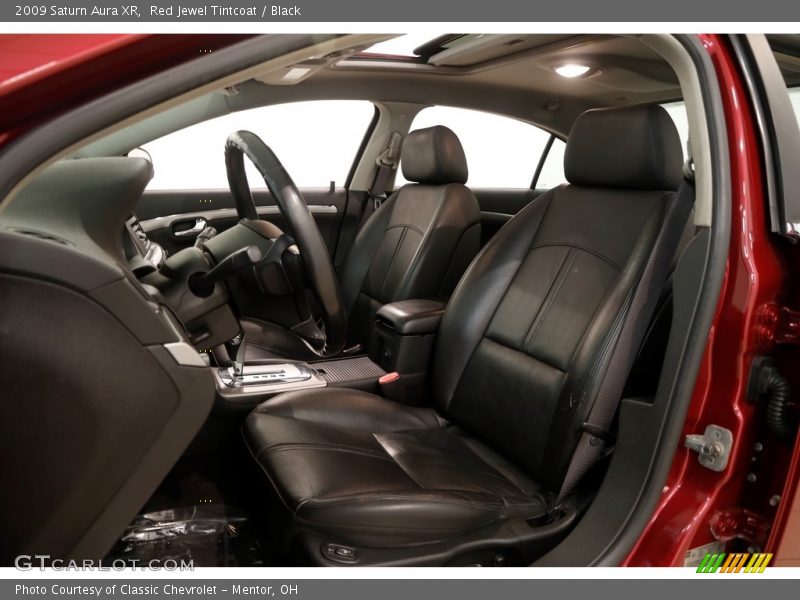 Red Jewel Tintcoat / Black 2009 Saturn Aura XR