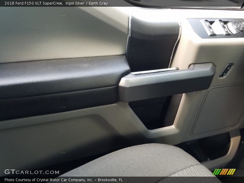 Ingot Silver / Earth Gray 2018 Ford F150 XLT SuperCrew
